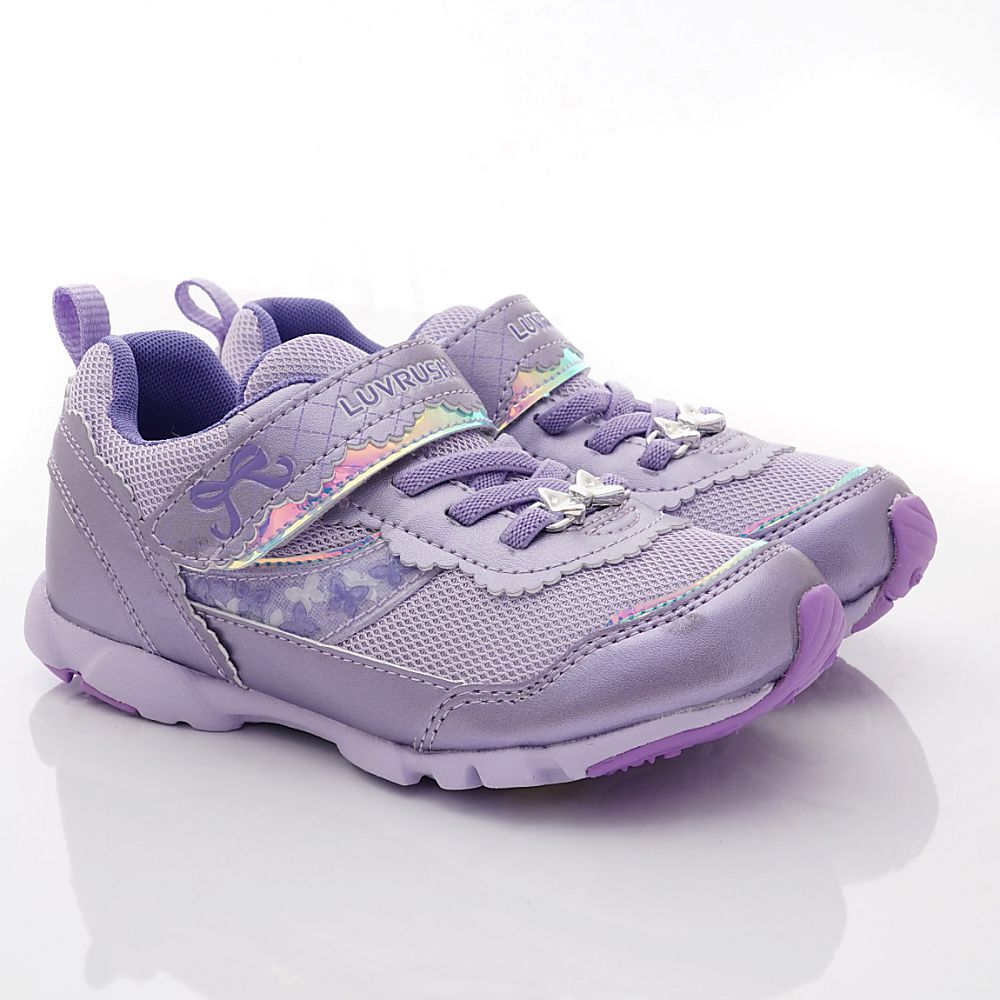 Moonstar日本月星 - 甜心競速運動款(中小童段)-運動鞋-紫