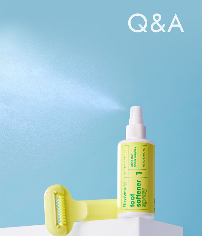 韓國 F3 systems - 足嫩肌去角質組合(嫩肌噴霧+安全去腳皮刮刀)