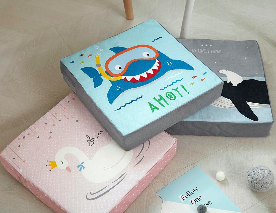 韓國 Prielle - 7cm厚增高坐墊-鱷魚 (35X35X7cm)