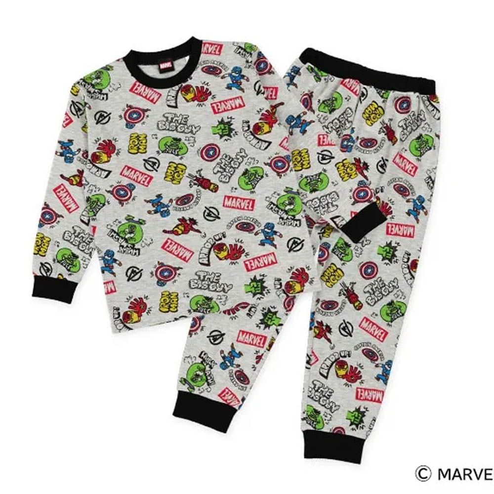 聯名款 印花長袖家居服/睡衣(四季款)-電影角色漫威大集合