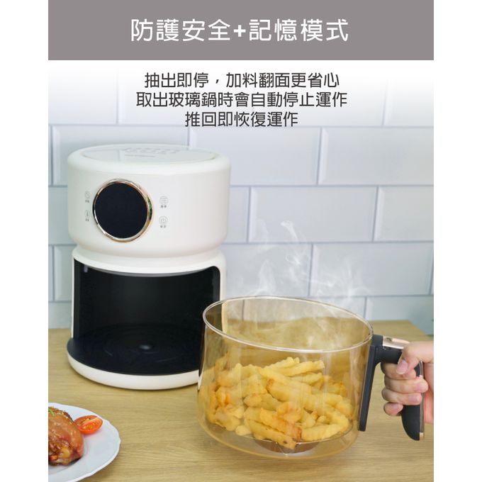 微電腦智能觸控可視強化玻璃內鍋