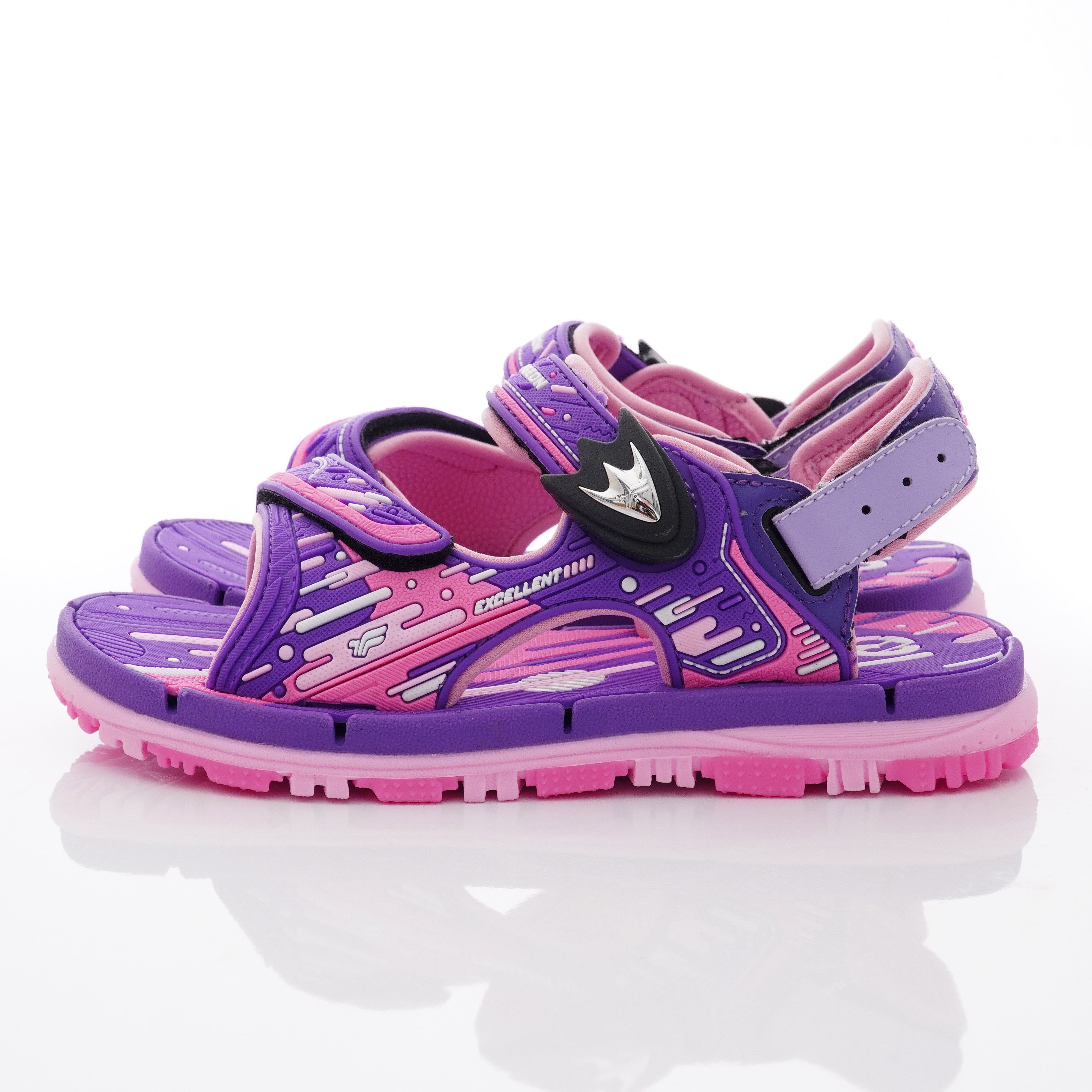 G.P - 運動磁扣兩穿涼拖鞋款(中小童段)-紫