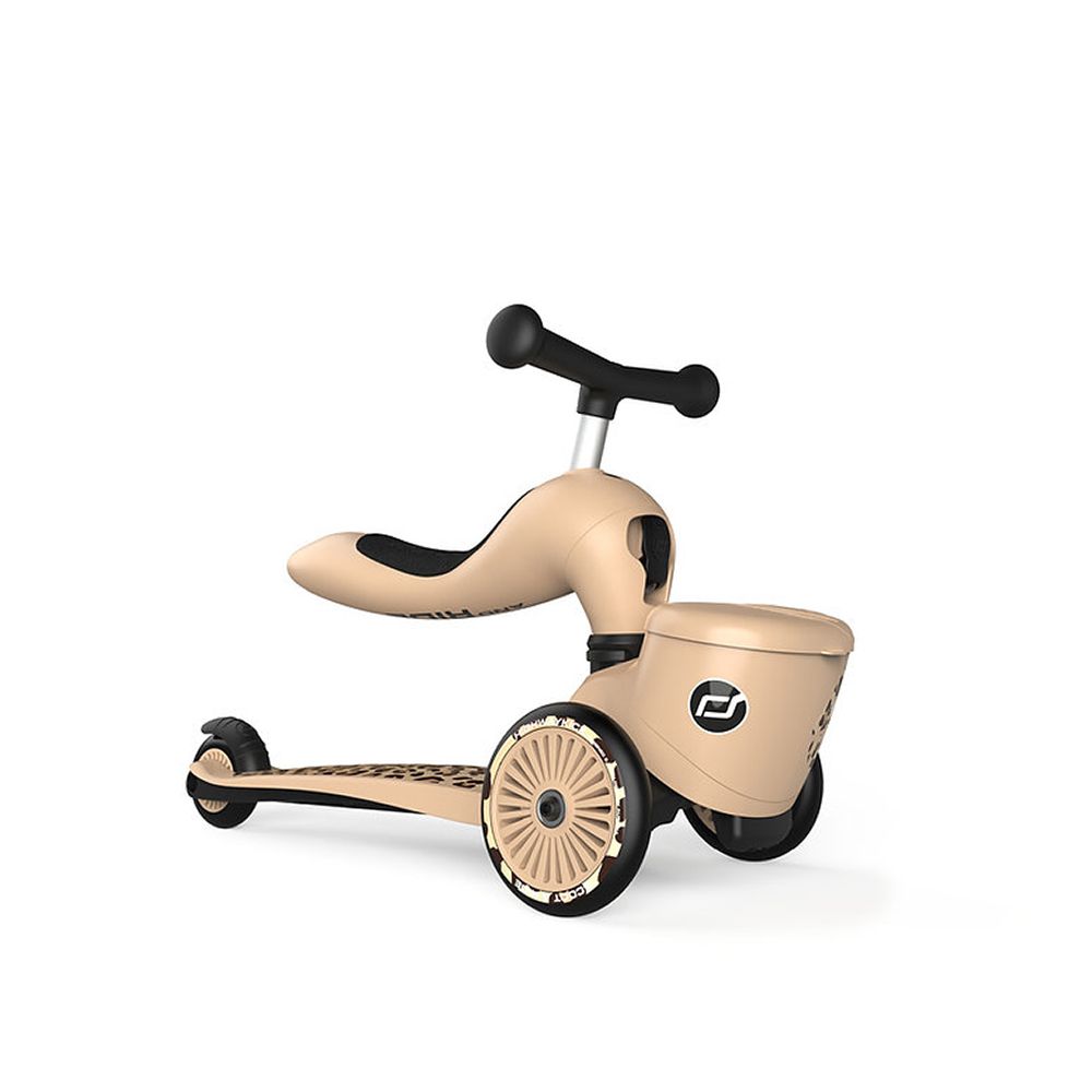 奧地利 Scoot & Ride - Kick1 Lifestyle滑步車/滑板車-豹紋