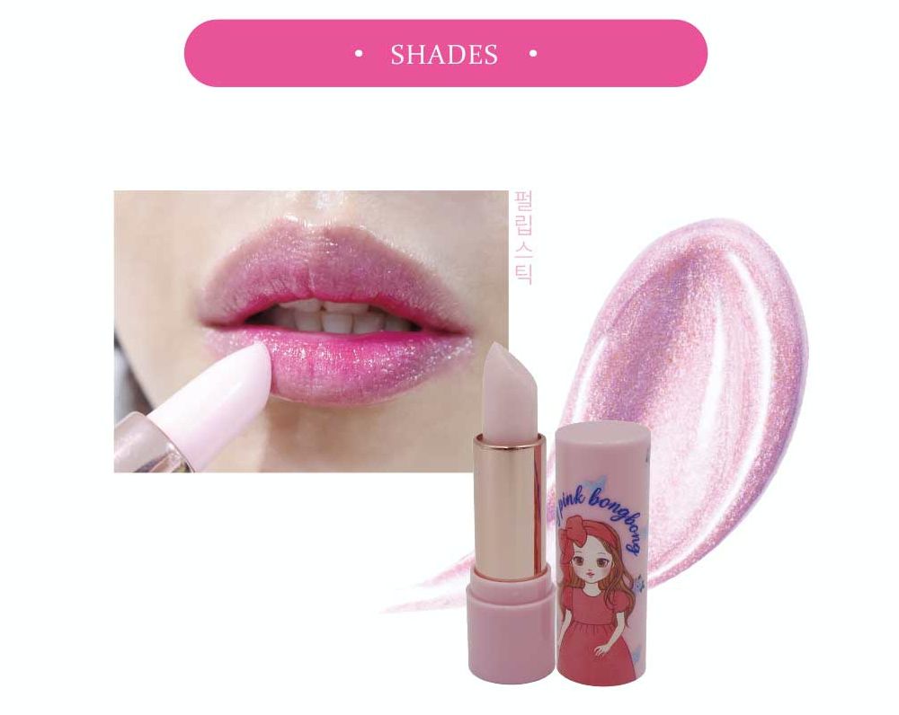 韓國 Diel friends - 兒童用珠光變色口紅-淺粉-3g