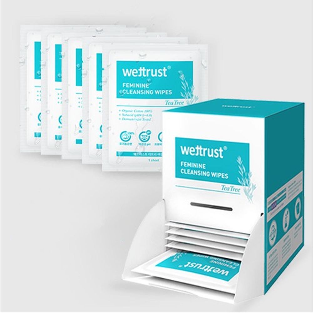 衛司特 wettrust 單片裝 茶樹精油 私密護膚巾-25片裝