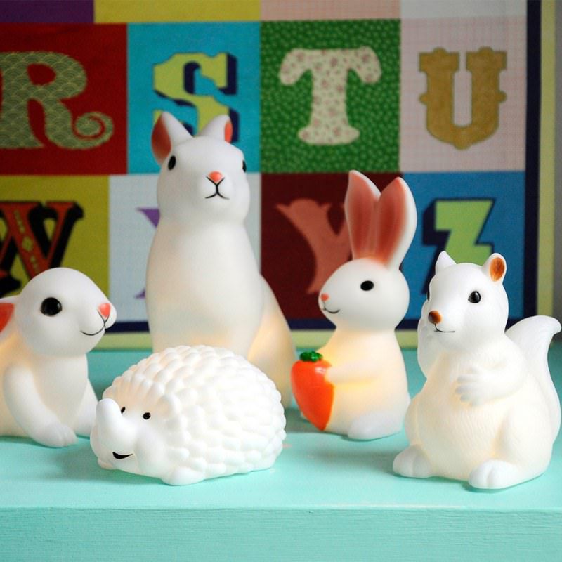 英國 Rex London - 可愛造型小夜燈-白兔