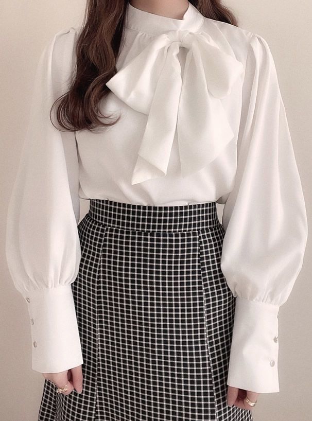 日本 GRL - 華麗側紐結澎澎袖上衣-櫻花粉