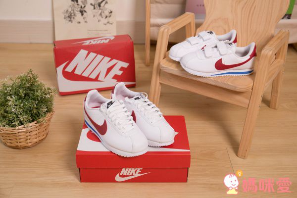 NIKE - Cortez GS 阿甘鞋(女)-白藍紅-剩24cm