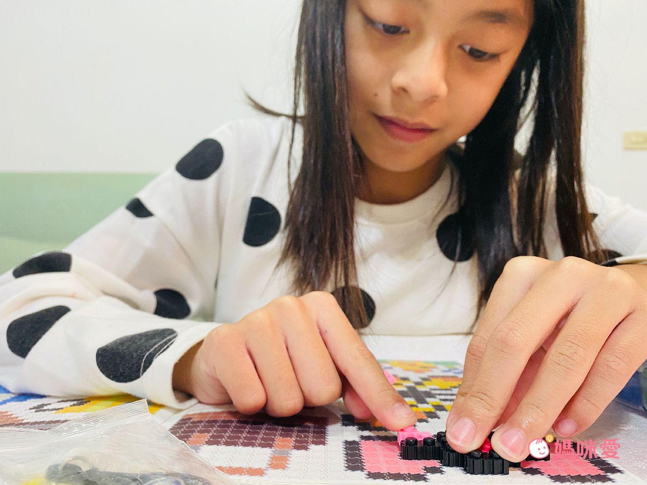 可重複拆卸，玩法多變【韓國Color Story 】免熨燙拼豆