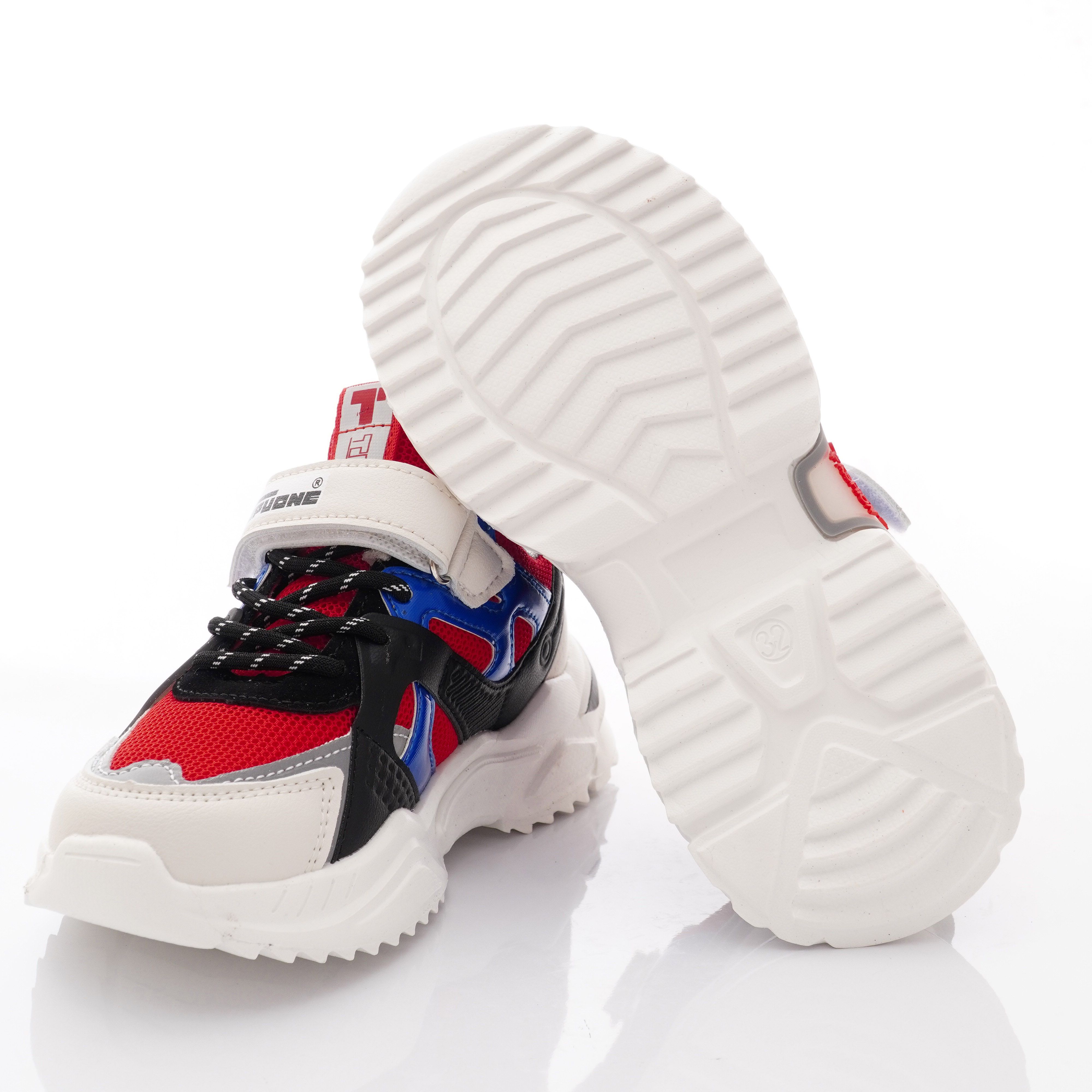 TOPUONE - 韓版機能運動款(大童段)-黑紅