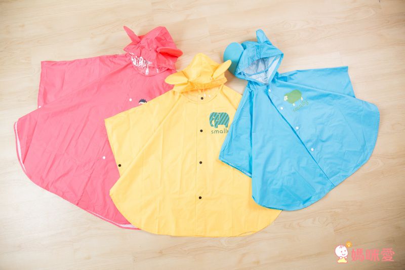 SMALLY - 兒童雨衣-雨披式-黃色