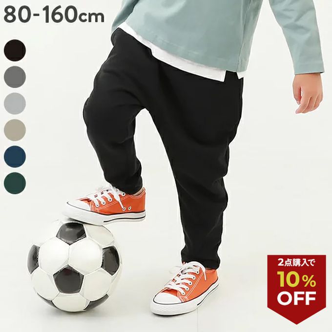 日本 devirock - 100%棉 純色運動風舒適長褲-淺灰棕