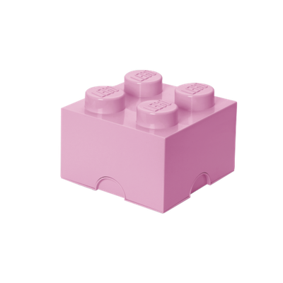 Room Copenhagen - 樂高 LEGO® 4凸收納盒(多色可選) (淺粉色)