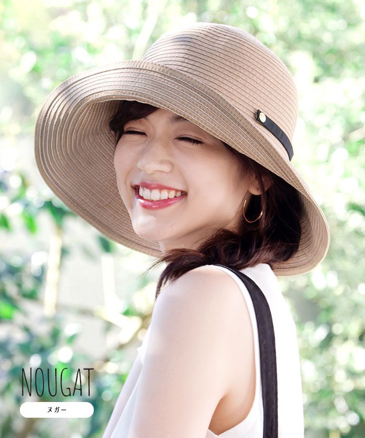 日本 irodori - 抗UV可捲收 藤編遮陽帽-M（約56-58cm）-摩卡咖 (M(56-58cm))