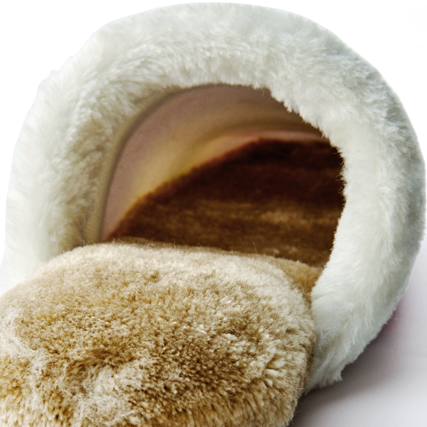 日本千趣會 - 迪士尼 毛絨絨室內拖-米奇圖騰-藍 (22-24cm)