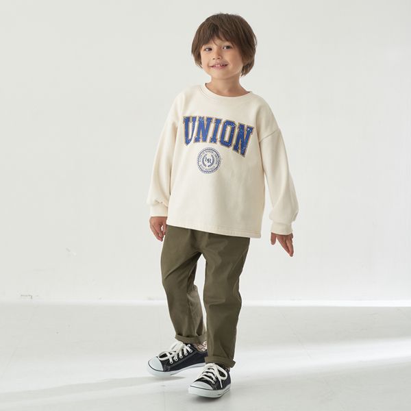 日本 b-ROOM - 帥氣定番色錐形褲-棕卡其