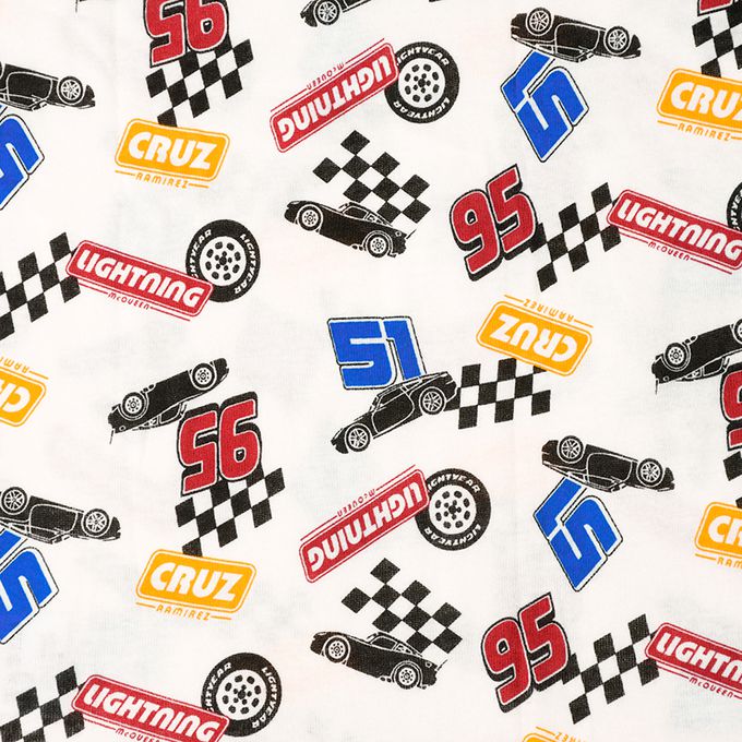 akachan honpo - 圓領長袖T恤2件組-汽車總動員-灰色