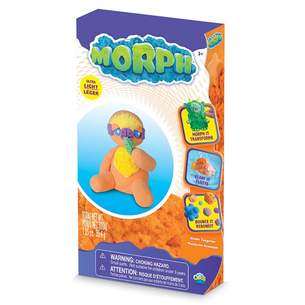 瑞典 MORPH - 魔塑黏土-橘 (M)-35.4g