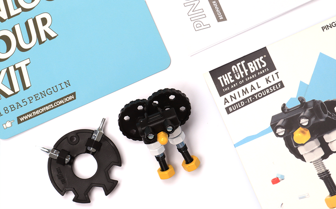 以色列 theOffBits - 機械積木-企鵝