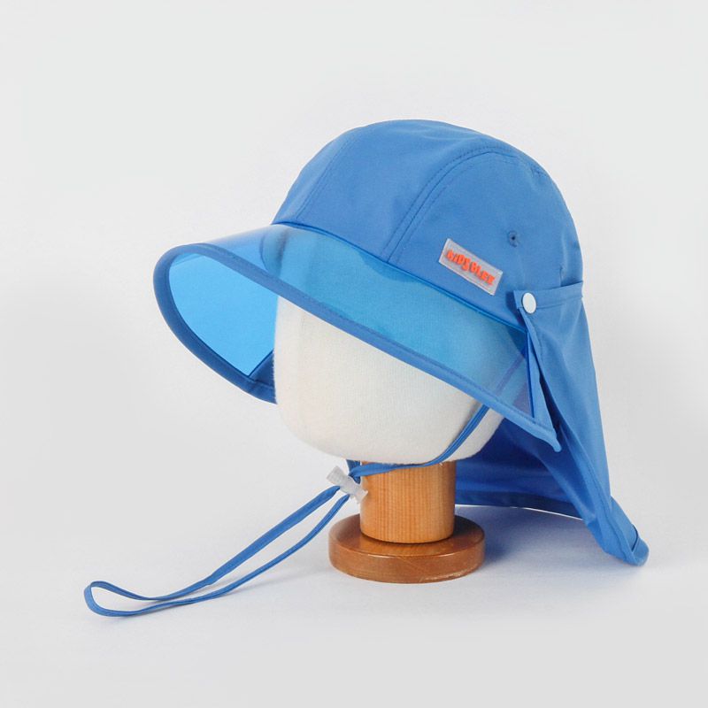 韓國 Babyblee - 抗UV遮陽板遮脖防曬帽-粉紅 (頭圍：L(50-54cm))