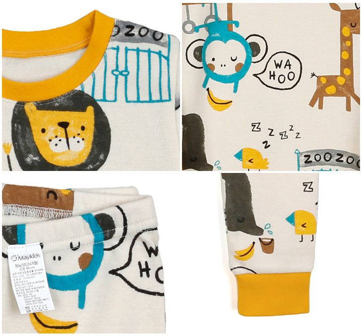 [現貨] ✦ 零碼出清價 ✭ 韓國 Maykids 有機棉長袖家居服/防踢被 ✭