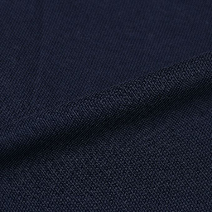 akachan honpo - 長袖圓領速乾上衣-2件組 素面-深藍色