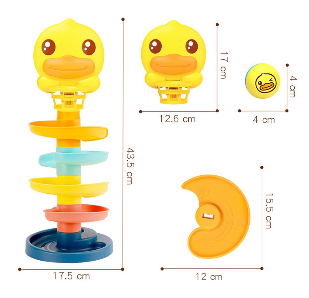 B.Duck 小黃鴨 - 滾球轉轉樂-36個月以上