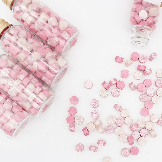 HAPPYMT - 火漆蠟粒大罐裝-有一點怦然心動-粉紅色系