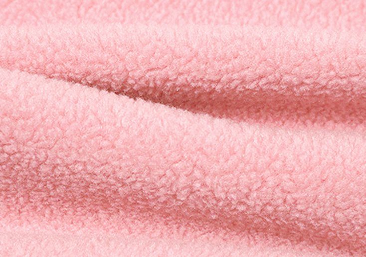 Minizone - 搖粒絨加厚運動長褲-卡通人物麗莎與卡斯波-紅+黑