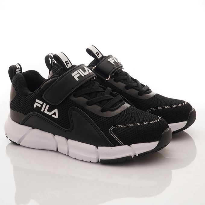 FILA - 輕量慢跑運動鞋(中大童段)-運動鞋-黑