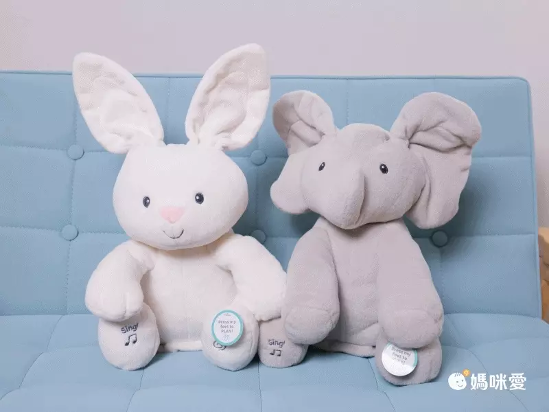 美國GUND - 小象躲貓貓互動玩偶