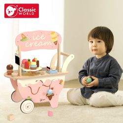德國 ClassicWorld - 繽紛冰淇淋攤車組《50636》