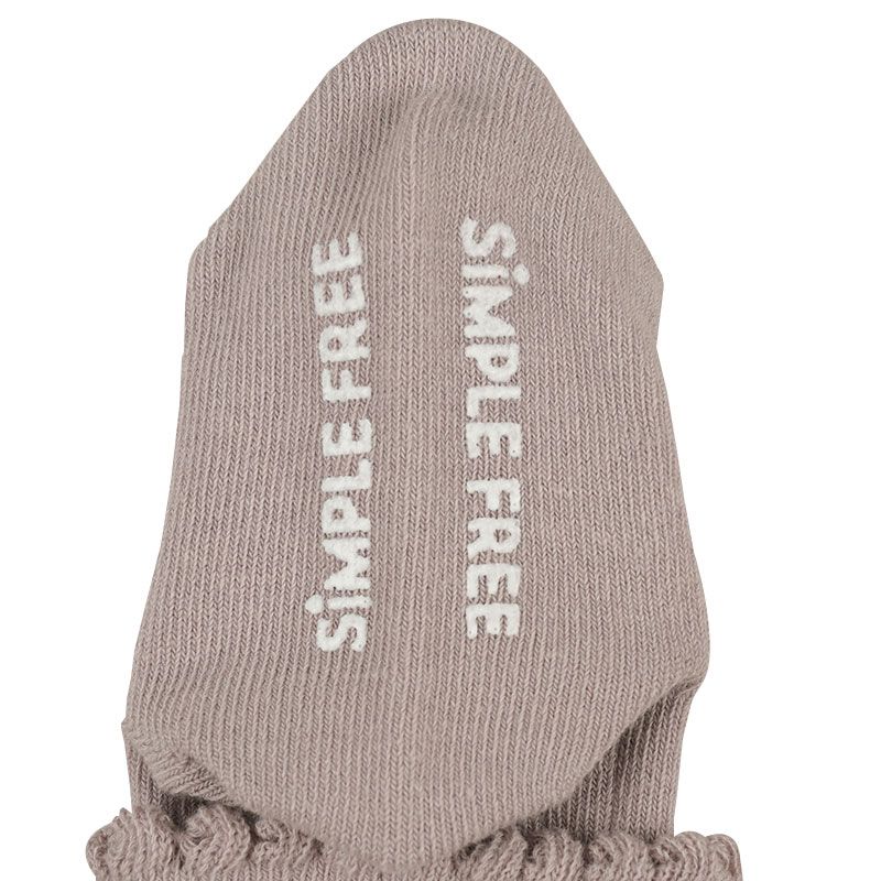 akachan honpo - 襪子-反折櫻桃刺繡-粉紅色 (9~14cm)