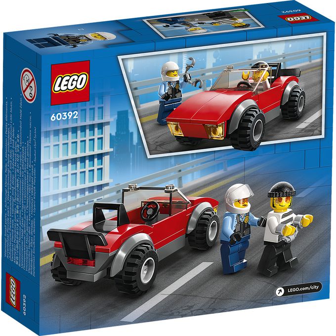 樂高 LEGO - 樂高積木 LEGO《 LT60392 》City 城市系列 - 警察摩托車飛車追逐