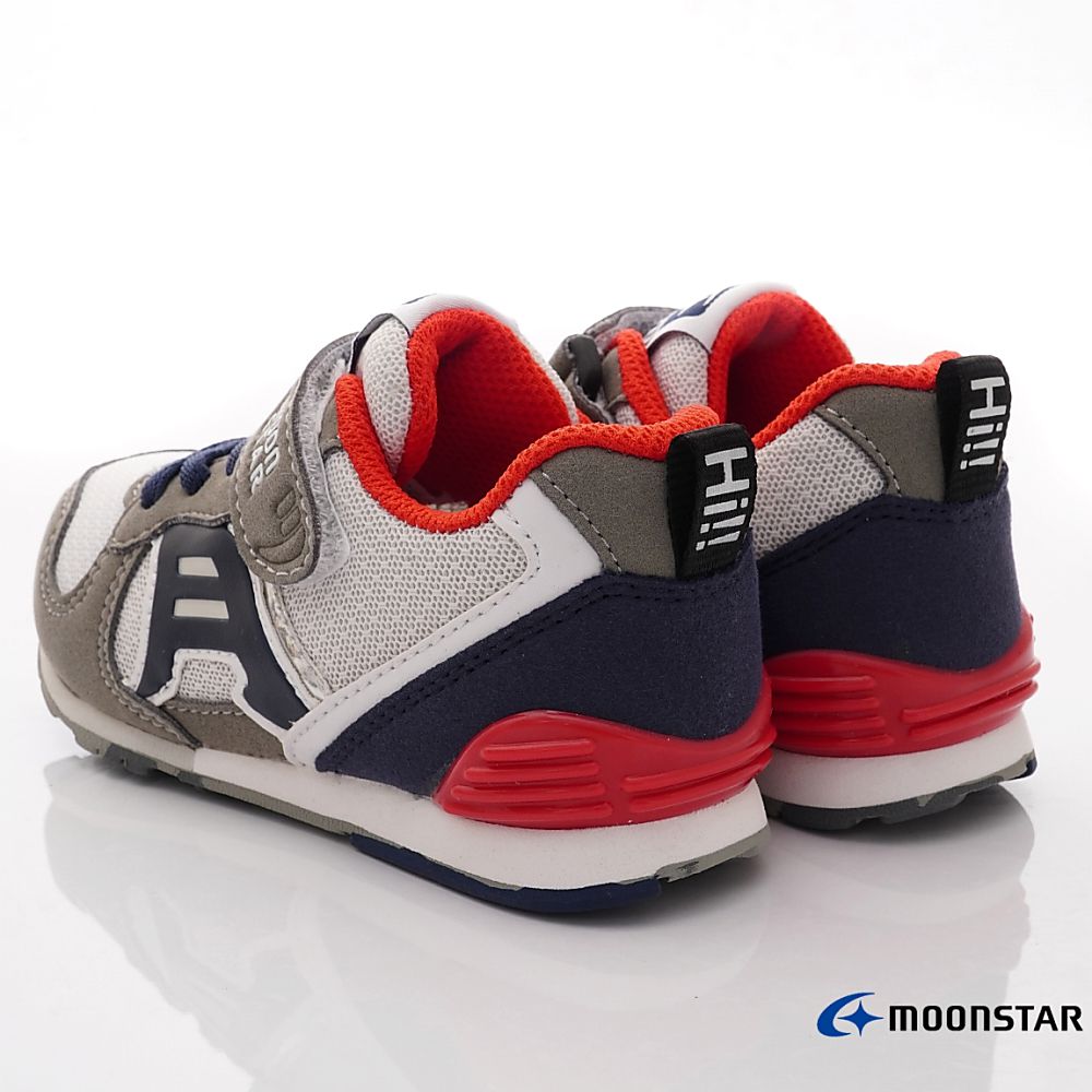 Moonstar日本月星 - HI系列十大機能運動鞋(中小童款)-灰