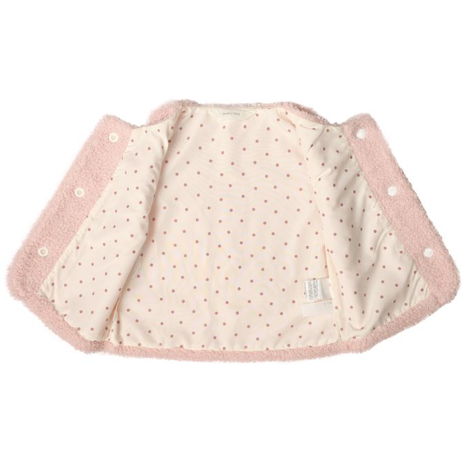 akachan honpo - 背心-刷毛 蝴蝶結-粉紅色