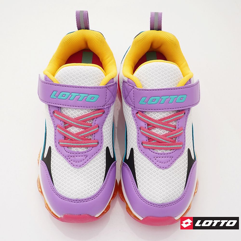 LOTTO樂得 - 樂得-氣墊避震跑鞋款-(中大童段)-運動鞋-白紫綠