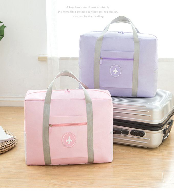 Vanibaby - 大容量防水旅行袋 拉桿包-綠色