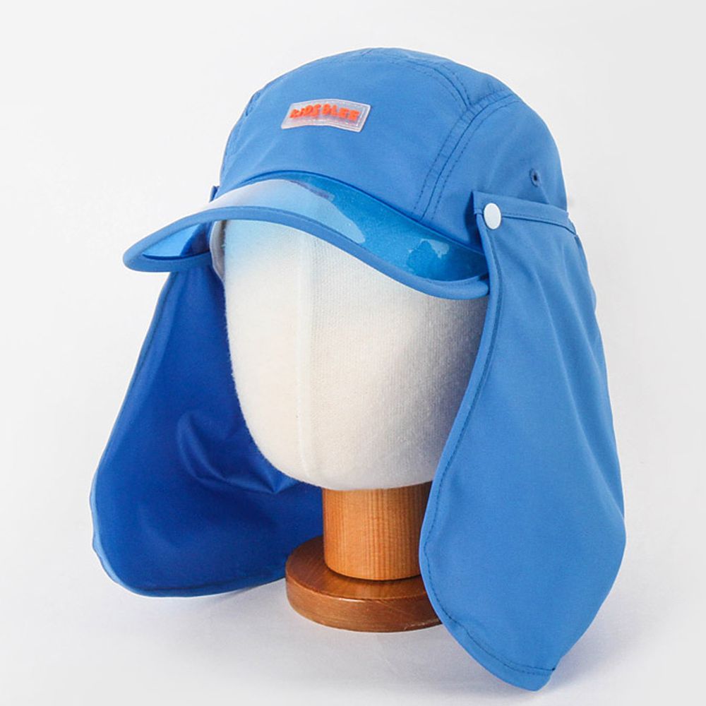 韓國 Babyblee - 抗UV遮陽板可拆式防曬帽-藍
