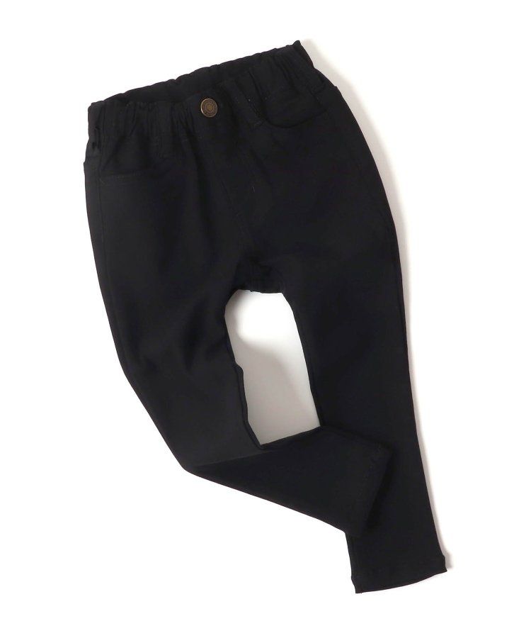 日本 BREEZE - [推薦]定番彈力鬆緊合身長褲-藍綠格紋