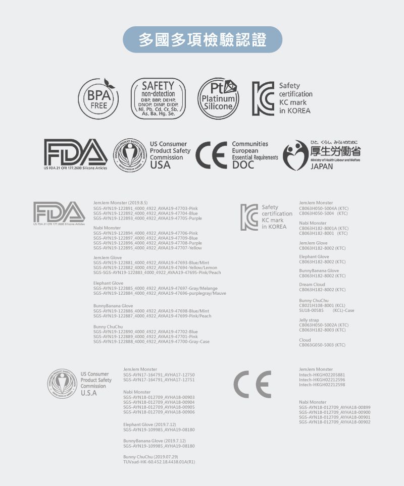 韓國MAMAsTEM - Jem Jem胖蜜蜂系列固齒器 - 握握手-莫藍迪