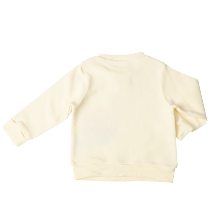 akachan honpo - 長袖休閒上衣-小包包風-象牙白色