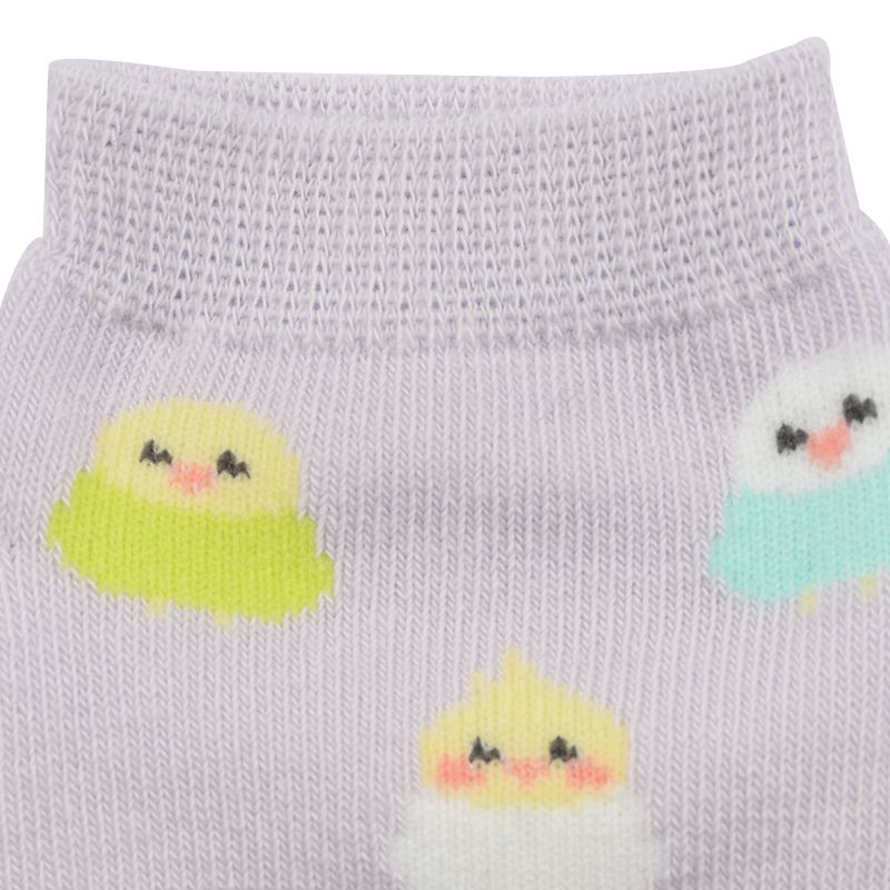 akachan honpo - 女襪3雙組-鸚鵡-粉紅色 (9～14cm)