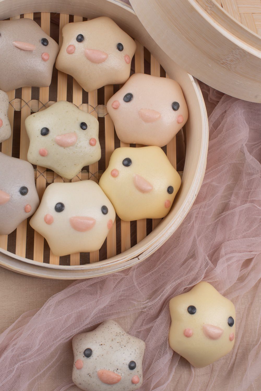 老甜媽手工饅頭 - 微笑小星星饅頭-12入360克