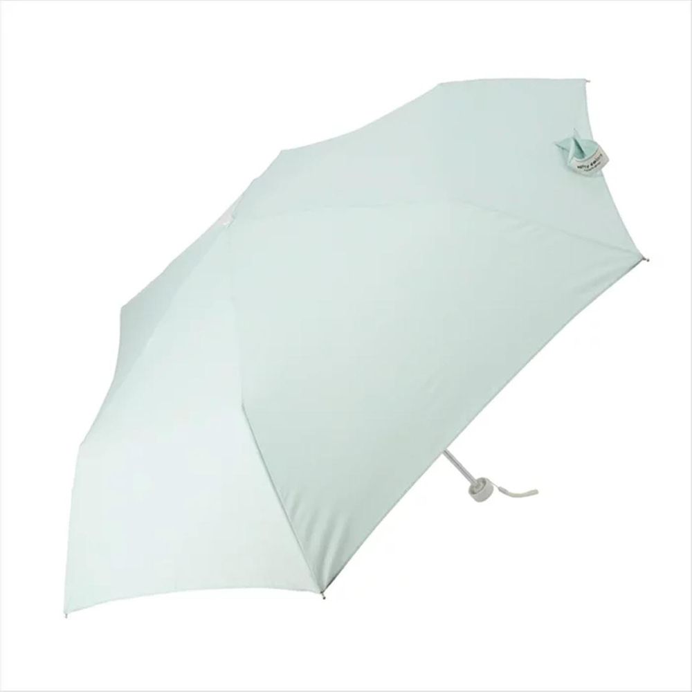 日本 nifty colors - 超撥水 抗UV輕量 晴雨兩用耐風折疊傘-素面-薄荷綠 (直徑98cm/198g)-90.00%