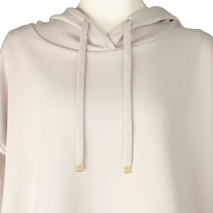 akachan honpo - 長袖假兩件洋裝-淺卡其色