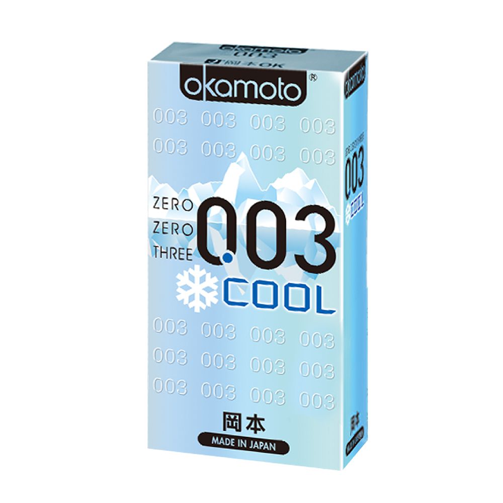 Okamoto 岡本 - 003Cool冰炫極薄保險套-6入裝