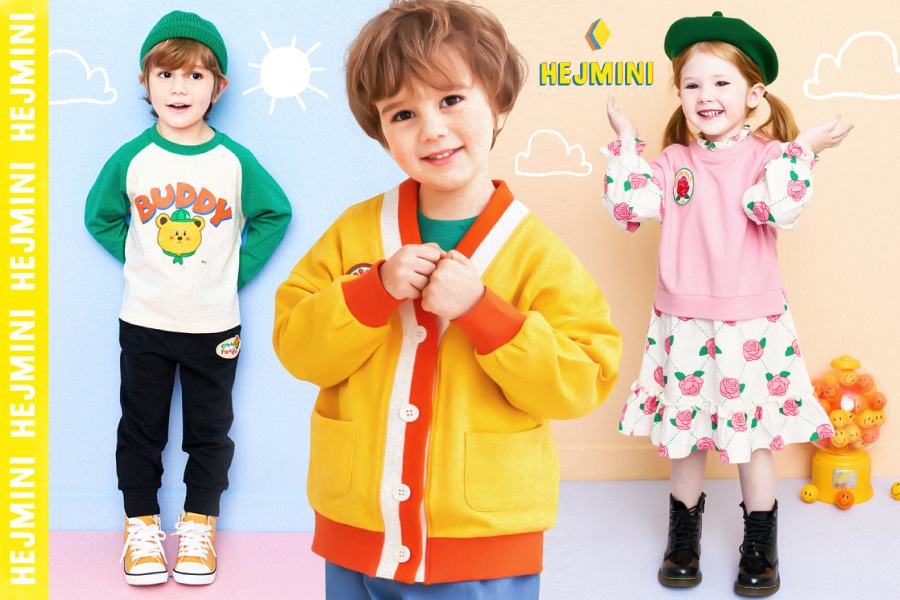 韓國 HEJMINI - 玫瑰背心層次洋裝-粉