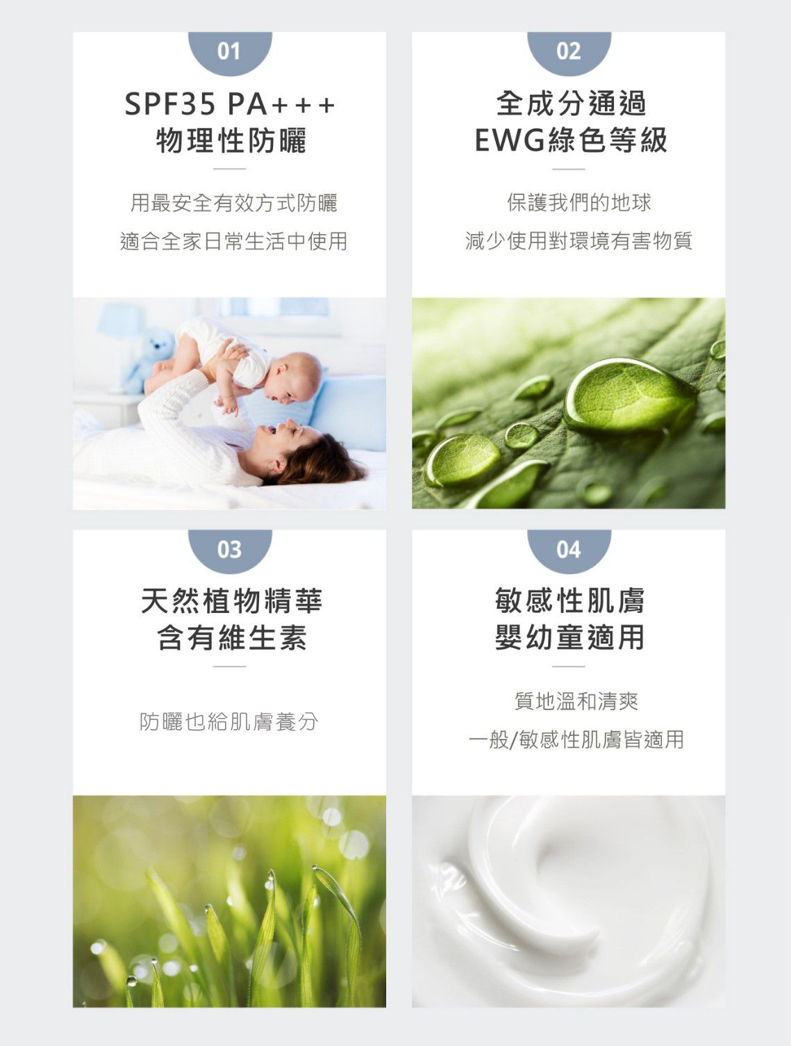 韓國 mongdies - 神經醯胺寶寶保濕防曬乳SPF30-60g