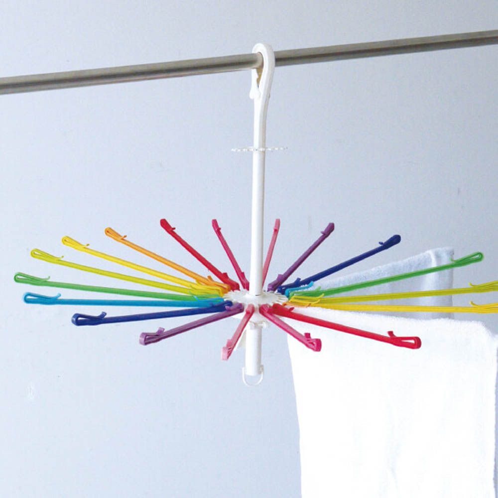 熱銷 SUNNY系列彩虹晾衣架/毛巾架-20支組